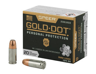SPR GOLD DOT 9MM 124GR HP 20/200