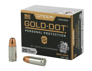 SPR GOLD DOT 9MM 147GR HP 20/200
