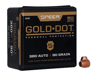 SPR GOLD DOT .355 90GR HP 100CT