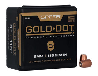 SPR GOLD DOT .355 115GR HP 100CT