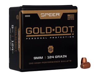 SPR GOLD DOT .355 124GR HP 100CT