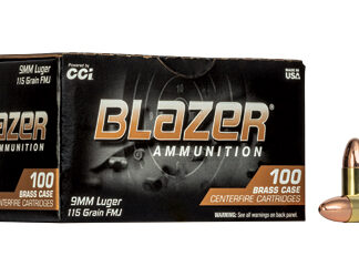BLAZER 9MM 115GR FMJ 100CT BOX