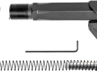 PHASE 5 MINI STOCK ASSEMBLY - CARBINE TUBE AR-15 BLACK