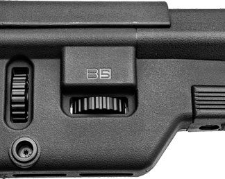 B5 SYSTEMS PRECISION STOCK - COLLAPSIBLE MEDIUM BLACK