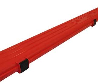 MTM GUN CLEANING ROD CASE RED - HOLDS 4 RODS UP TO 47.5" LONG
