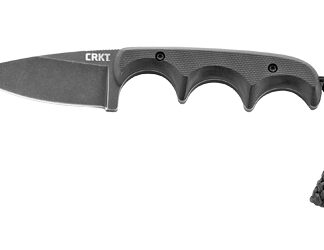 CRKT DROP POINT 2.16" BLACK W/SHEATH