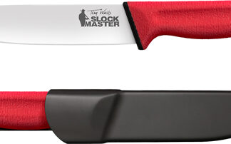 COLD STEEL SLOCK MASTER 6.75" - PLAIN EDGE BLADE RED TIM WELLS