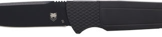 COBRATEC VIPER AUTO FOLDER - 3.12" BLACK/SATIN D2 BLK BLADE