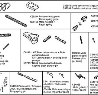 BERETTA SPARE PARTS KIT FOR - 92 SERIES PISTOLS