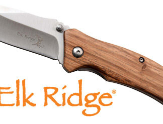 MC ELK RIDGE TRAVERSE 3.1" - DROP POINT FLDR ZEBRA WOOD/SS