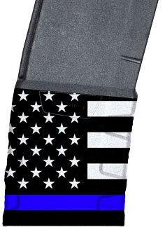 MFT EXD MAGAZINE AR15 5.56X45 - 30RD BLUE LINE FLAG