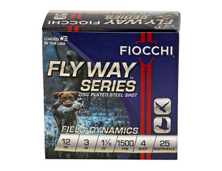 FIOCCHI 12GA #4 FLYWAY STEEL 25/250