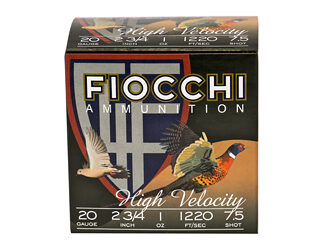 FIOCCHI 20GA #7.5 HV LD HUNT 25/250