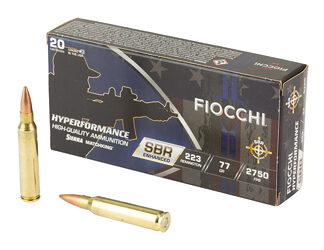 FIOCCHI HYPR SBR 223REM 77GR 20/200