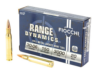 FIOCCHI 30-06 150GR FMJBT 20/200