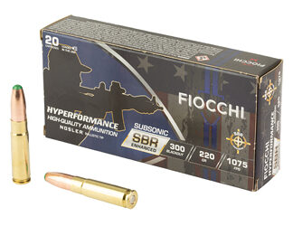 FIOCCHI HYPR SBR 300BLK 220GR 20/200
