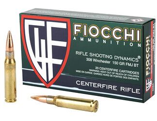 FIOCCHI 308WIN 150GR FMJBT 20/200
