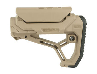 FAB DEF AR15 STOCK W/CHEEK REST TAN