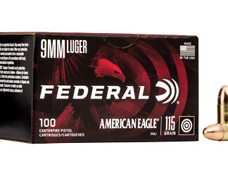 FED AM EAGLE 9MM 115GR FMJ 100/500