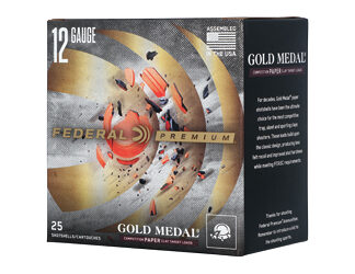 FED GLD MDL PAPER 12GA 2.75" #8 25