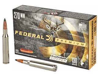 FED PRM 270WIN 130GR TRPHY COPPER 20