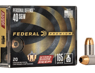 FED HYDSHK DP 40S&W 165GR JHP 20/200