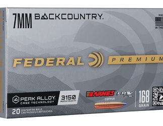 FED GLD MDL BARN 7MM BC 168GR 20/200