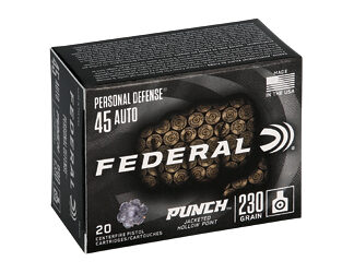 FED PUNCH 45ACP 230GR JHP 20/200