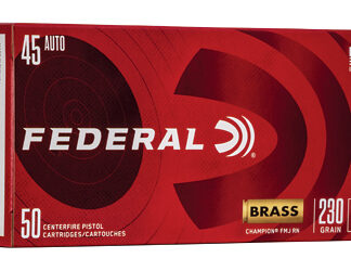 FED CHAMP 45ACP 230GR FMJ BRSS 50/1