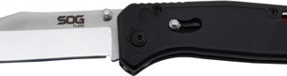 SOG KNIFE FLARE SATIN POLISH - STRAIGHT EDGE 3.5" BLADE