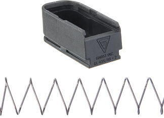GHOST MOAB MAG EXTENSION FOR - GLOCK 43X48 PLUS 2 RNDS BLACK