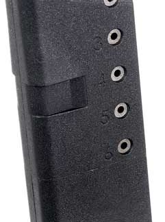 PRO MAG MAGAZINE FOR GLOCK 42 - 380ACP 6RD BLACK POLYMER