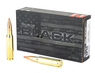 HRNDY BLACK 308WIN 168GR AMAX 20/200