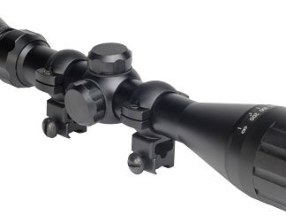 HATSAN OPTIMA 3-9X40 AO AIRGUN - SCOPE W/RINGS & CAPS