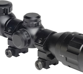 HATSAN OPTIMA 4x32CE AO - COMPACT SCOPE W/ RINGS & CAPS