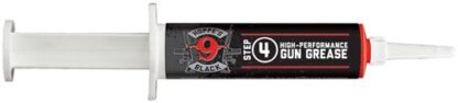 HOPPES BLACK GREASE SYRINGE - SYNTHETIC POLYMER FORMULA