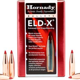 HORNADY BULLETS 25CAL. .257 - 110GR. ELD-X 100CT 25BX/CS