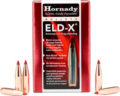 HORNADY BULLETS 25CAL. .257 - 110GR. ELD-X 100CT 25BX/CS