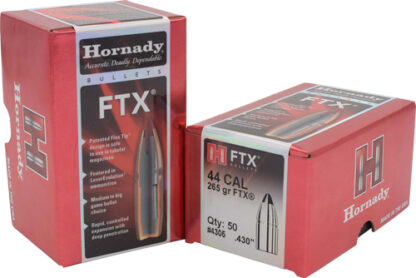 HORNADY BULLETS 44 CAL .430 - 265GR FTX 50CT 15BX/CS - Image 2