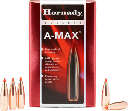 HORNADY BULLETS 50 CAL .510 - 750GR A-MAX FOR 20CT 12BX/CS