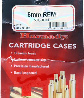 HORNADY UNPRIMED CASES 6MM - REMINGTON 50 PACK 5PK/CS