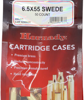 HORNADY UNPRIMED CASES 6.5X55 - SWEDISH 50 PACK 5PK/CS