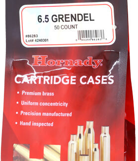 HORNADY UNPRIMED CASES 6.5 - GRENDEL 50 PACK 5PK/CS