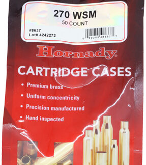 HORNADY UNPRIMED CASES 270 WSM - 50 PACK 5PK/CS