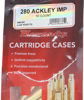HORNADY UNPRIMED CASES 280 - ACKLEY IMPROVED 50 PACK 5PK/CS