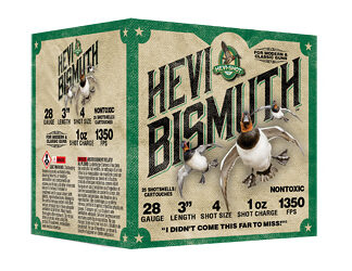 HEVI BISMUTH 28GA 3" 1OZ #4 25/250