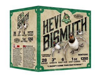 HEVI BISMUTH 28GA 3" 1OZ #6 25/250