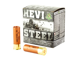 HEVI STEEL 12GA 3" #4 25/250