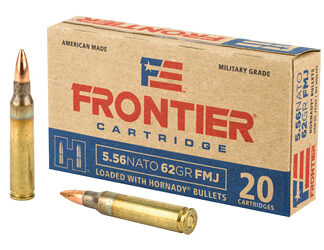 FRONTIER 556NATO 62GR FMJ 20/500