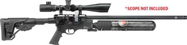 HATSAN FACTOR RC .22 PCP - SIDE LEVER 2-MAGS BLACK - Image 2
